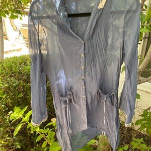 Blue Beach Cover Up